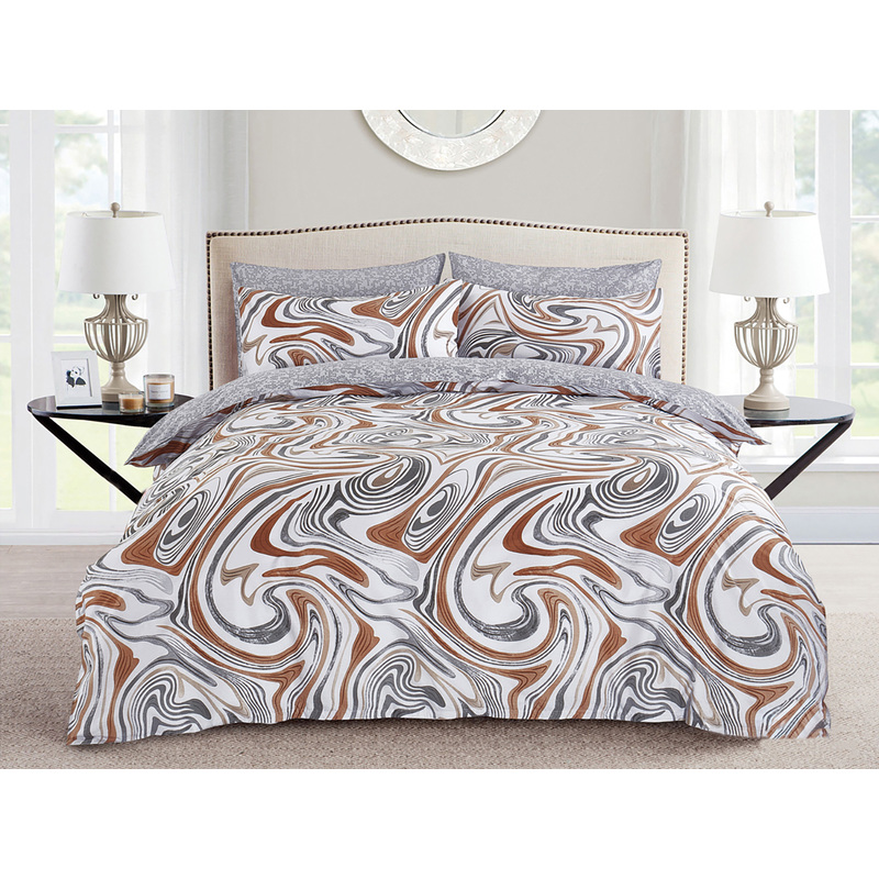 Изображение товара Комплект постельного белья Cleo Satin Luxe семейное сатин 50х70/70x70 см (CL41/754-SL)