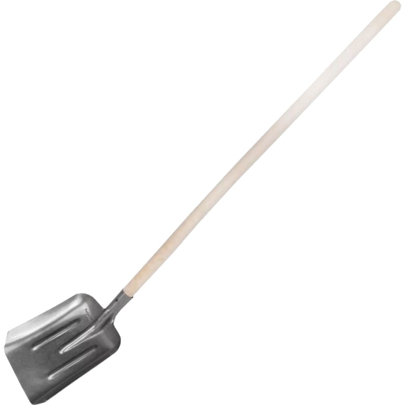 Изображение товара Совковая лопата Рустрейд 140 см с рельсовой сталью и деревянным черенком