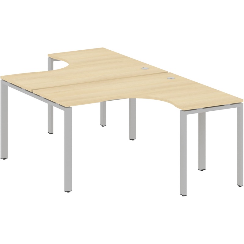 Изображение товара Рабочая станция Metal System Style БП.РАС-СА-2.3 (акация лорка/серый, 1400x2435х750 мм)