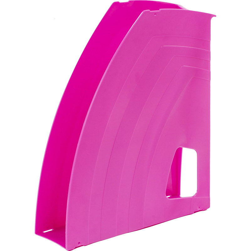 Изображение товара Лоток вертикальный для бумаг 70 мм Attache Fantasy пластиковый розовый