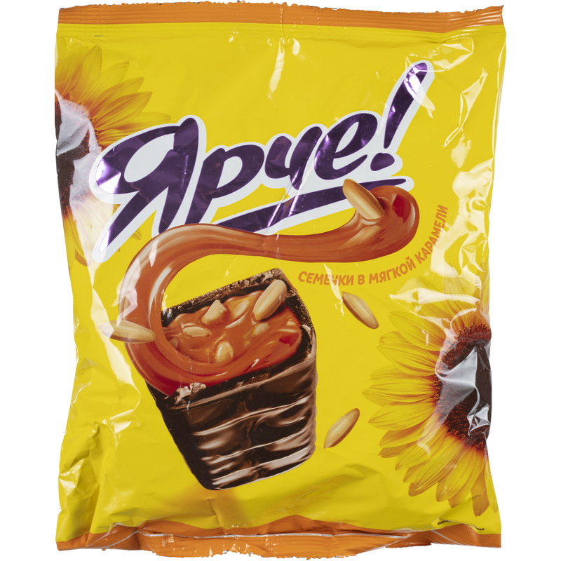 Изображение товара Конфеты шоколадные Ярче! с семенами подсолнечника 500 г