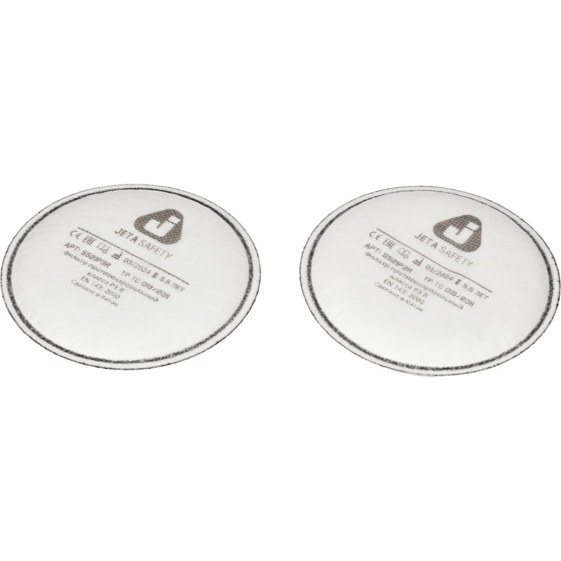 Изображение товара Фильтр противоаэрозольный Jeta Safety 5521 P3R 2шт маски и полумаски