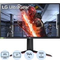 Монитор 27" LG UltraGear 27GN65R-B чёрный