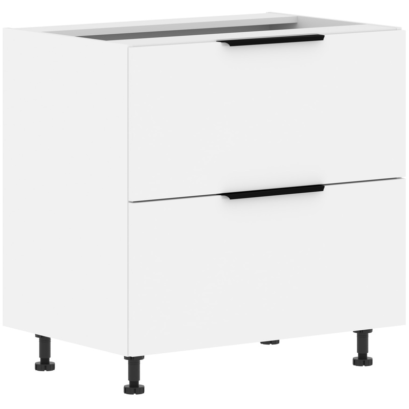 Изображение товара Шкаф напольный с ящиками Ibiza (белая эмаль/белый, 800х560х820 мм)