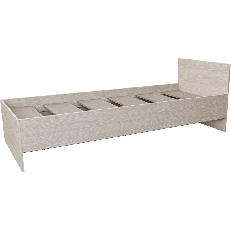 Изображение товара Кровать односпальная Север дуб атланта 2040х840х700 мм стильная и прочная