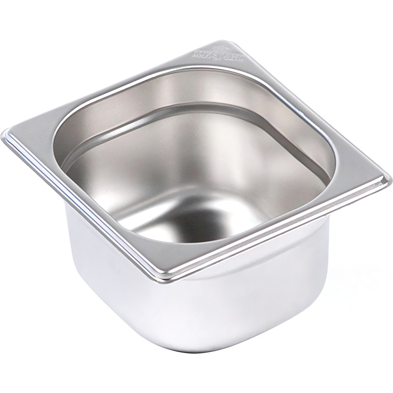 Изображение товара Гастроемкость Luxstahl GN 1/6 1.6 л из нержавеющей стали для профессиональной кухни