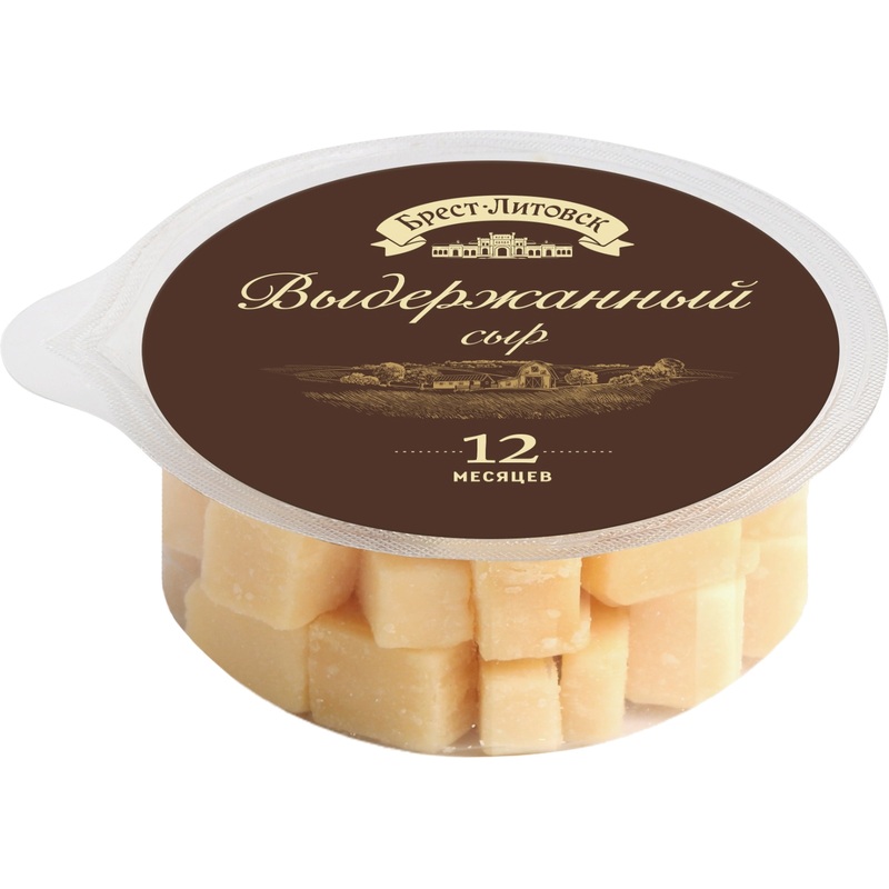 Изображение товара Сыр твёрдый Брест-Литовск Выдержанный экстра 45% 150 г