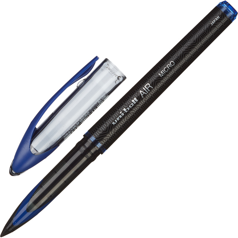 Изображение товара Роллер Uni-Ball Air UBA-188M синий 0.45 мм для плавного письма и каллиграфии