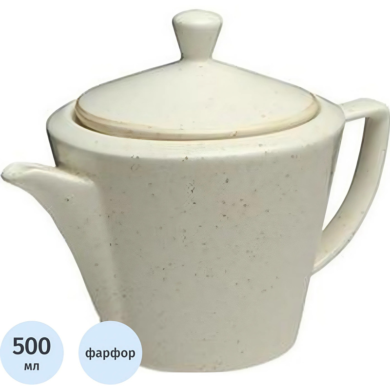 Изображение товара Чайник заварочный фарфоровый Porland Seasons 500 мл (938405 бежевый)