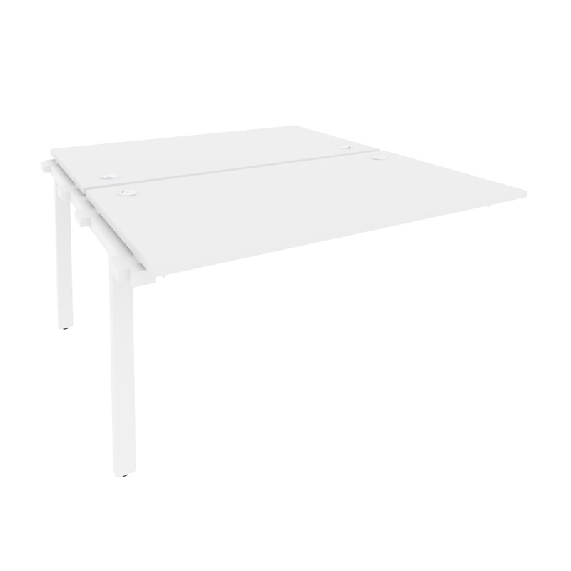 Изображение товара Элемент рабочей станции O.M-2.NRS-3.8 (белый бриллиант/белый, 1380х1635х750 мм)