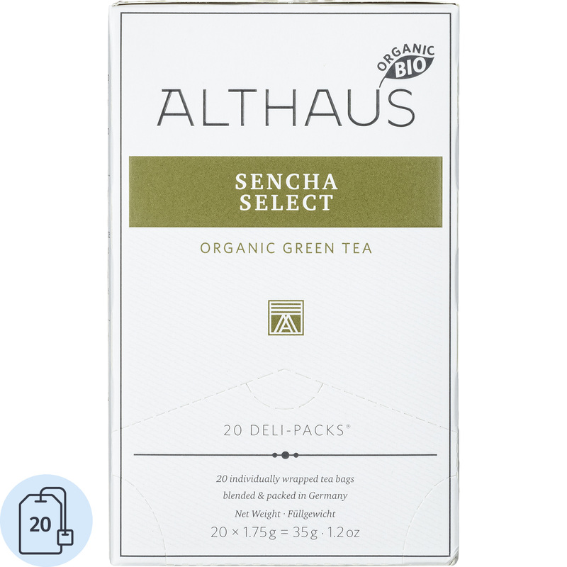 Изображение товара Зеленый чай Sencha Althaus Bio 20 пакетиков высокое качество