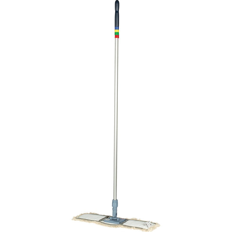Изображение товара Уценка. Швабра флаундер (плоская) Vileda Professional Дастмоп насадка хлопок 60x9см рукоятка 150 см металл/пластик