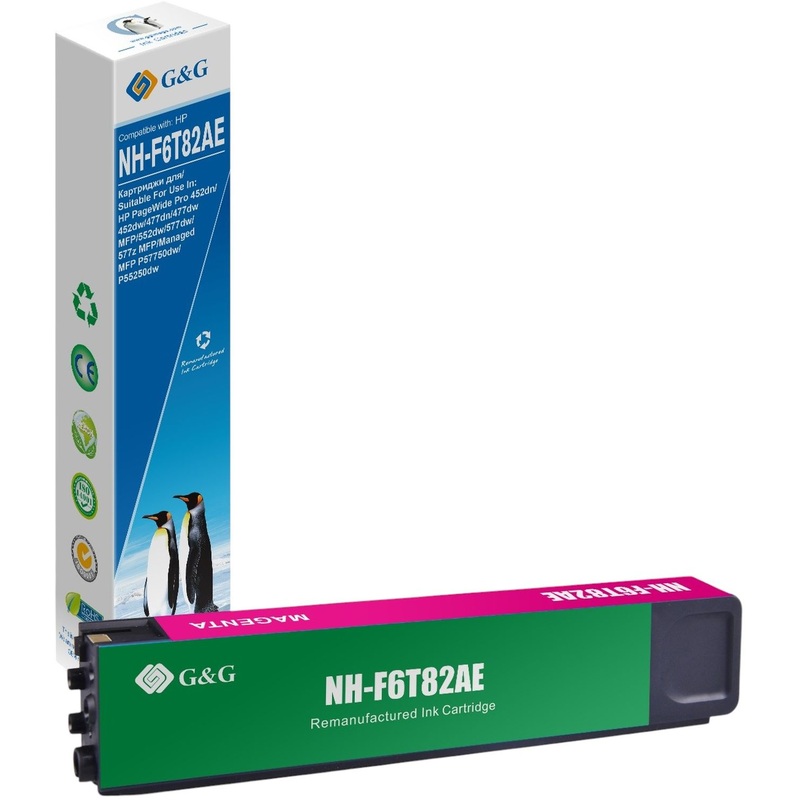 Изображение товара Картридж струйный G&G F6T82AE для HP пурпурный совместимый