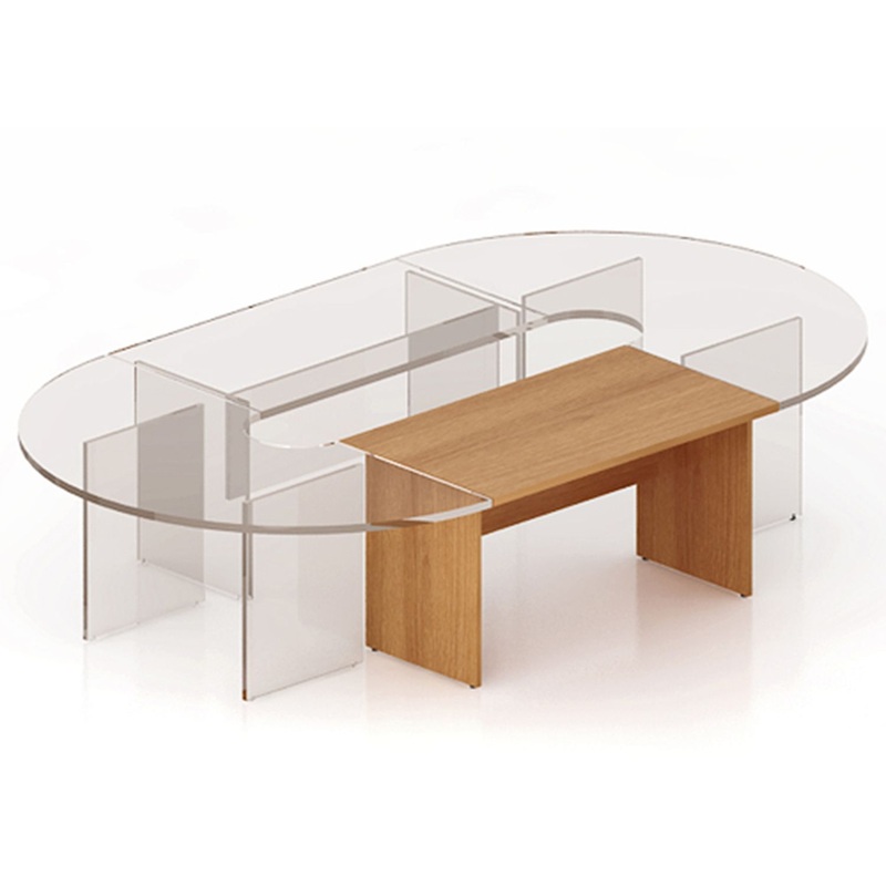 Изображение товара Модуль стола для переговоров Эталон прямая орех 1400х800 мм