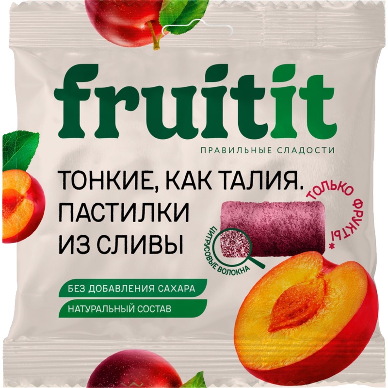 Изображение товара Пастилки Fruit it сливовые 70 г