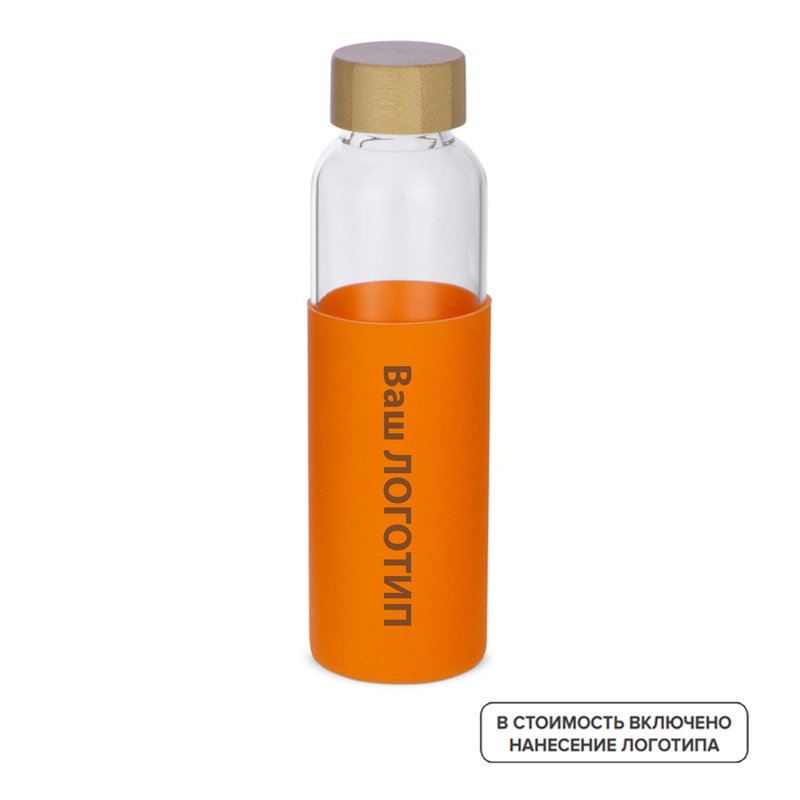 Изображение товара Стеклянная бутылка Refine 550 мл с индивидуальной гравировкой, экологичный дизайн