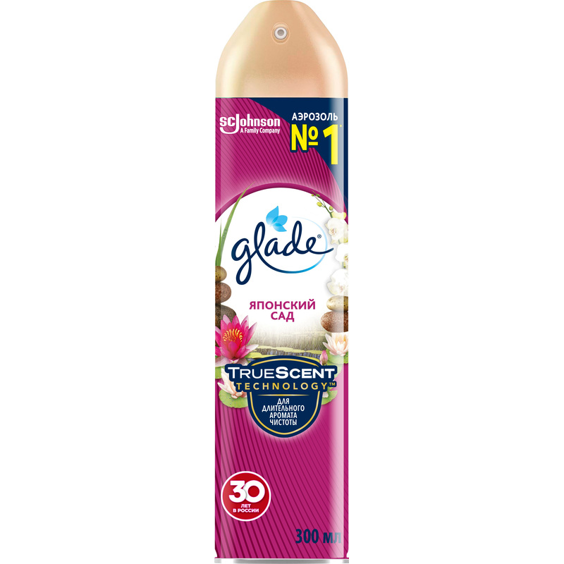 Изображение товара Освежитель воздуха Glade Японский сад 300 мл - цветочный аромат для дома