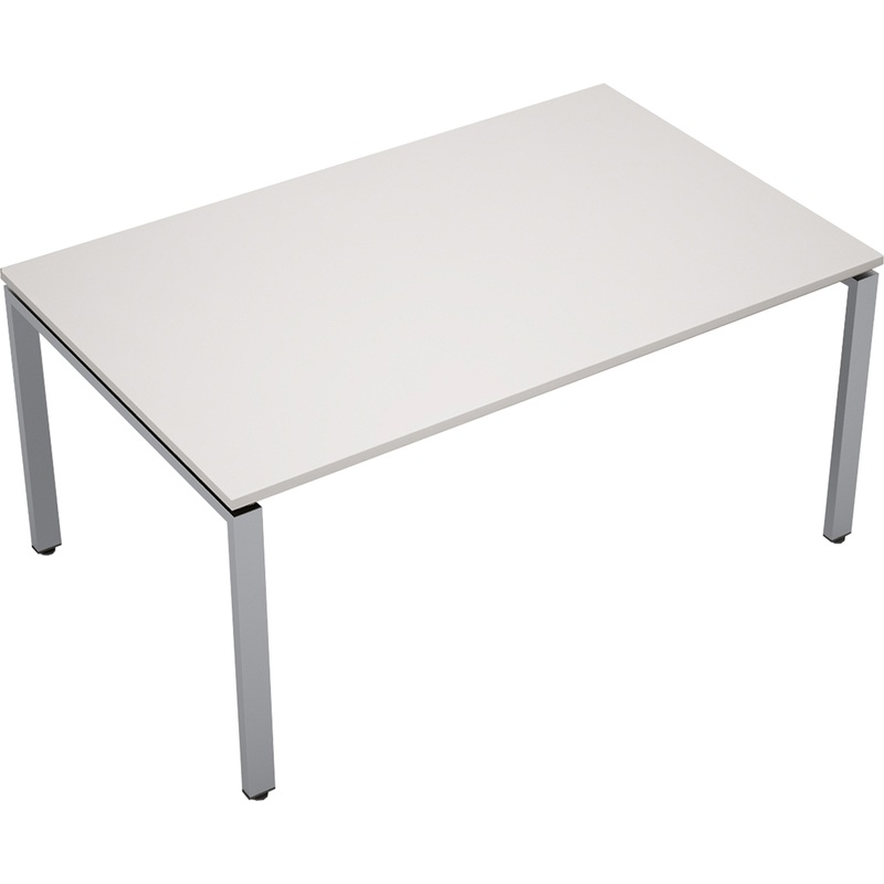 Изображение товара Стол для переговоров Avance 6МП.604 белый алюминий матовый 1600х1000х750 мм