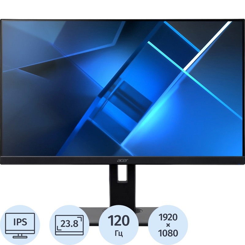 Изображение товара Монитор 23.8 Full HD IPS 120 Гц Acer Vero B247YGbmipruzx черный