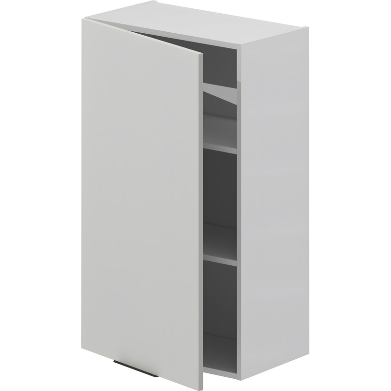 Изображение товара Кухонный шкаф навесной VOK W1D 96 40 белый шагрень и альпийский