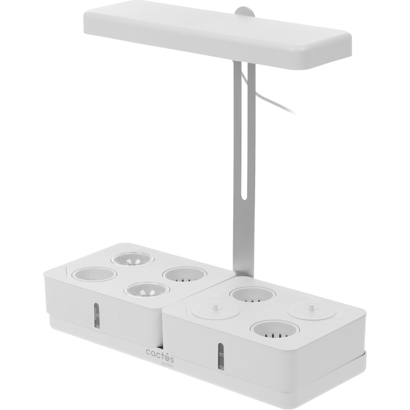 Изображение товара Гидропонная система Cactus Garden CS-Ledpot-08 3 литра белая для дома