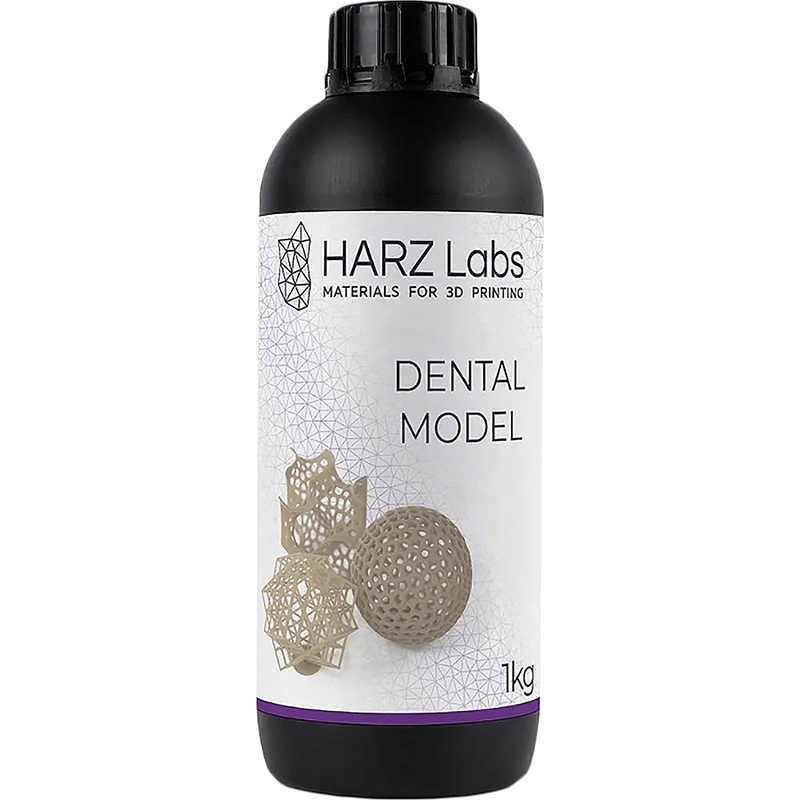 Изображение товара Фотополимер HARZ Labs Dental Model Beige для 3D-принтера 0,833 л