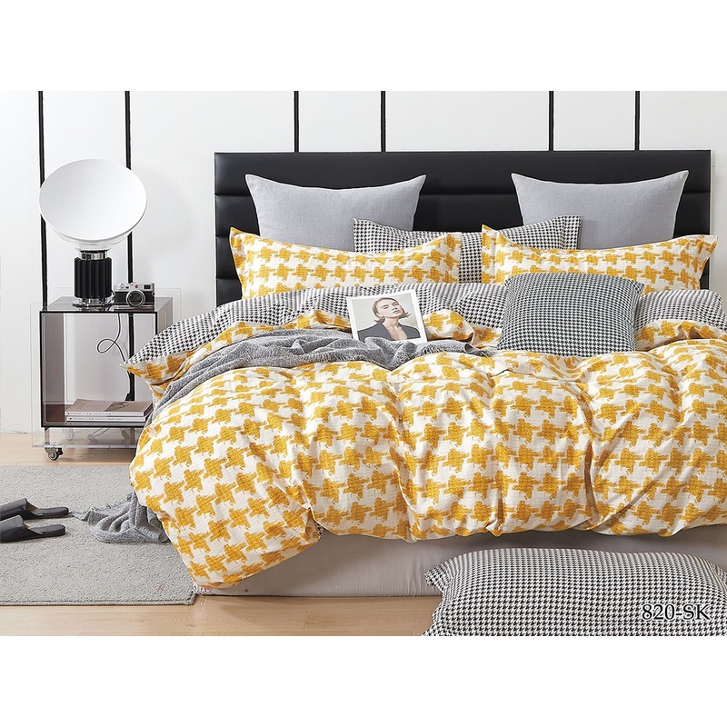 Изображение товара Постельное белье Cleo 22 820-SK 2-спальное сатин с молнией и 100% хлопком