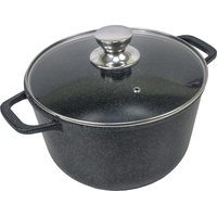 Казан литой алюминий Panairo Raitens induction Rai-KAZ-5-AL-K.Chr-I 5 л  чёрный