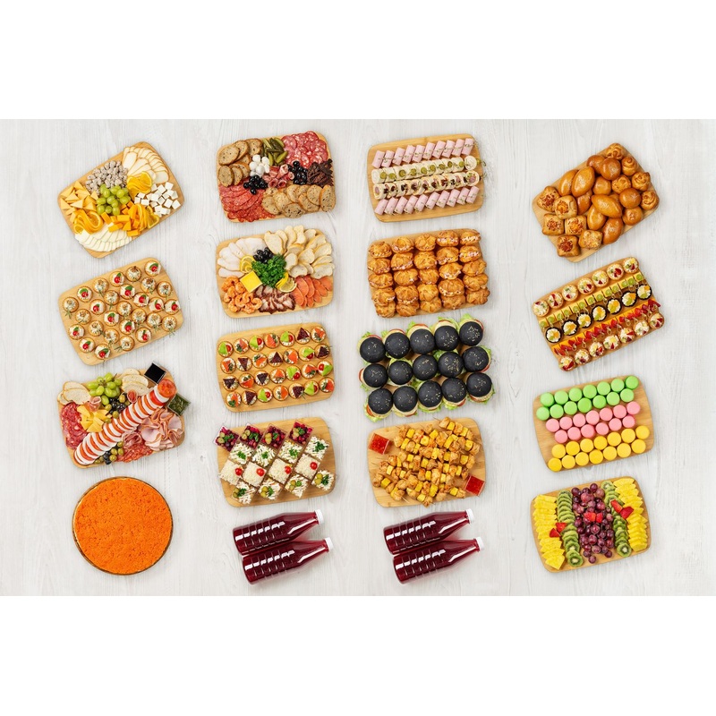 Изображение товара Фуршетный сет для 45-50 персон с разнообразными закусками и десертами