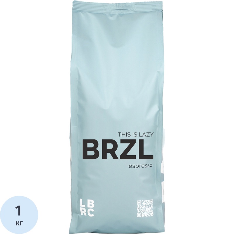 Изображение товара Кофе в зёрнах Lazy Barista Brzl арабика 100% 1 кг