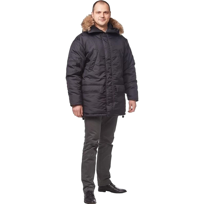 Изображение товара Зимняя рабочая куртка Аляска удлиненная-КУ из ткани оксфорд с утеплителем синтепон