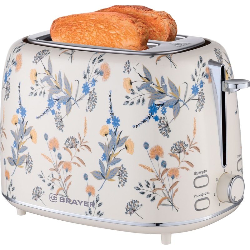 Изображение товара Тостер Brayer BR2103YE с электронным управлением и размораживанием