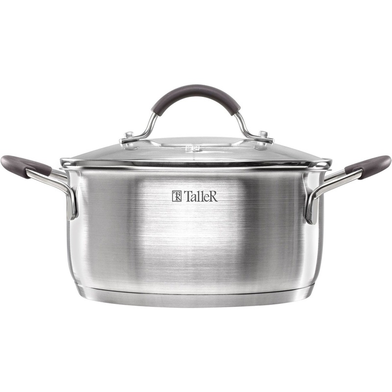 Изображение товара Кастрюля TalleR TR-11022 2 л нержавеющая сталь с крышкой