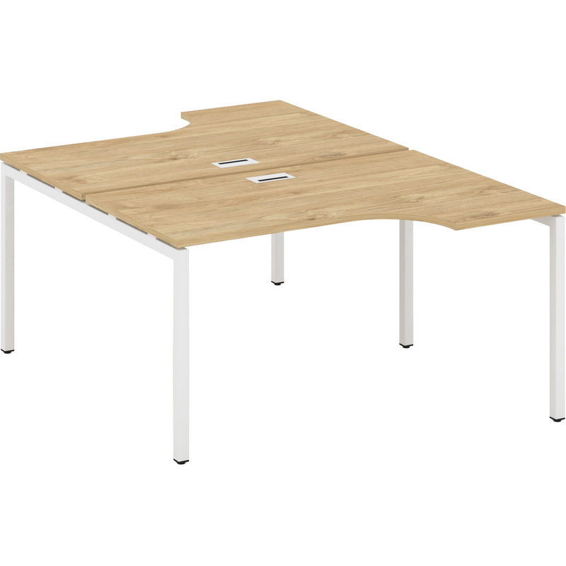 Изображение товара Рабочая станция Style Project SN-4P.DRPA-022 тиквуд светлый/белый 1580х800х750 мм