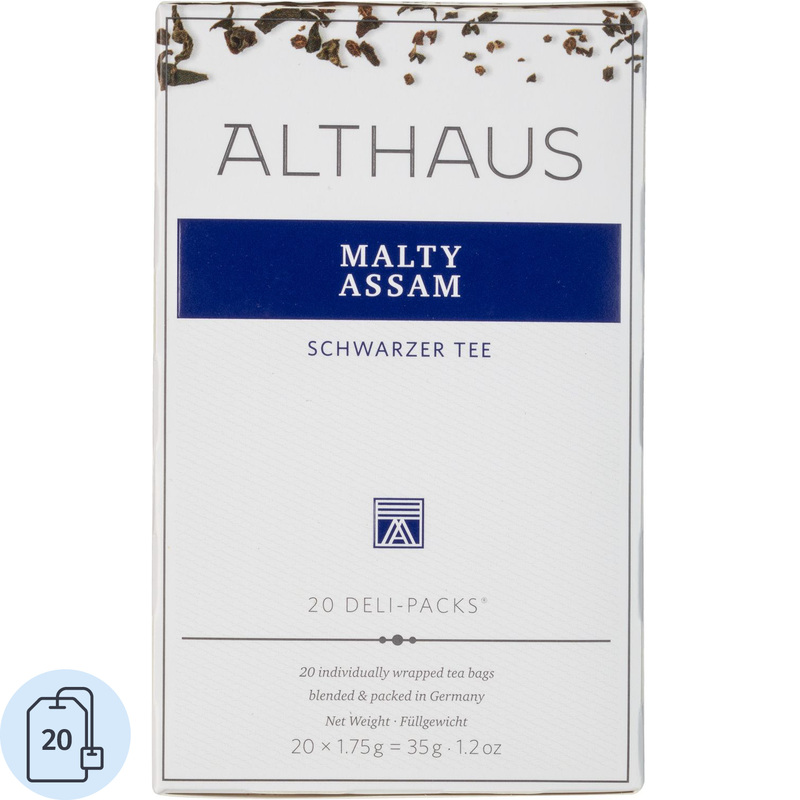 Изображение товара Чай черный Althaus Deli Packs Malty Assam 20 пакетиков Германия