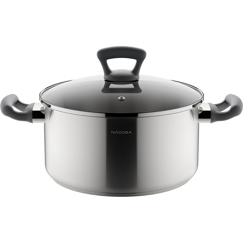 Изображение товара Кастрюля Nadoba Vikki 5.4 л нержавеющая сталь с крышкой для индукционных плит