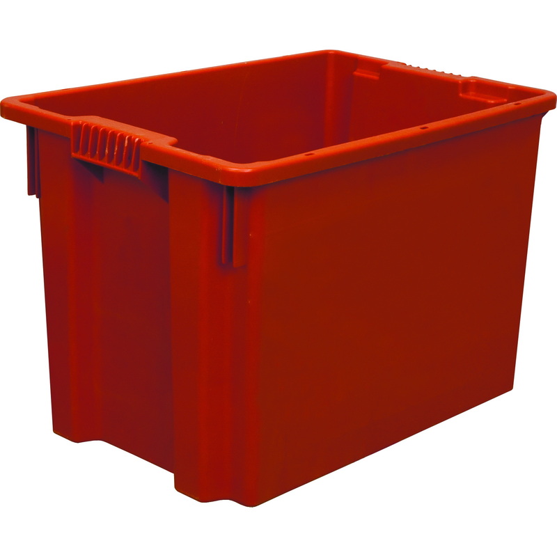 Изображение товара Контейнер пластиковый 600х400х400 мм красный