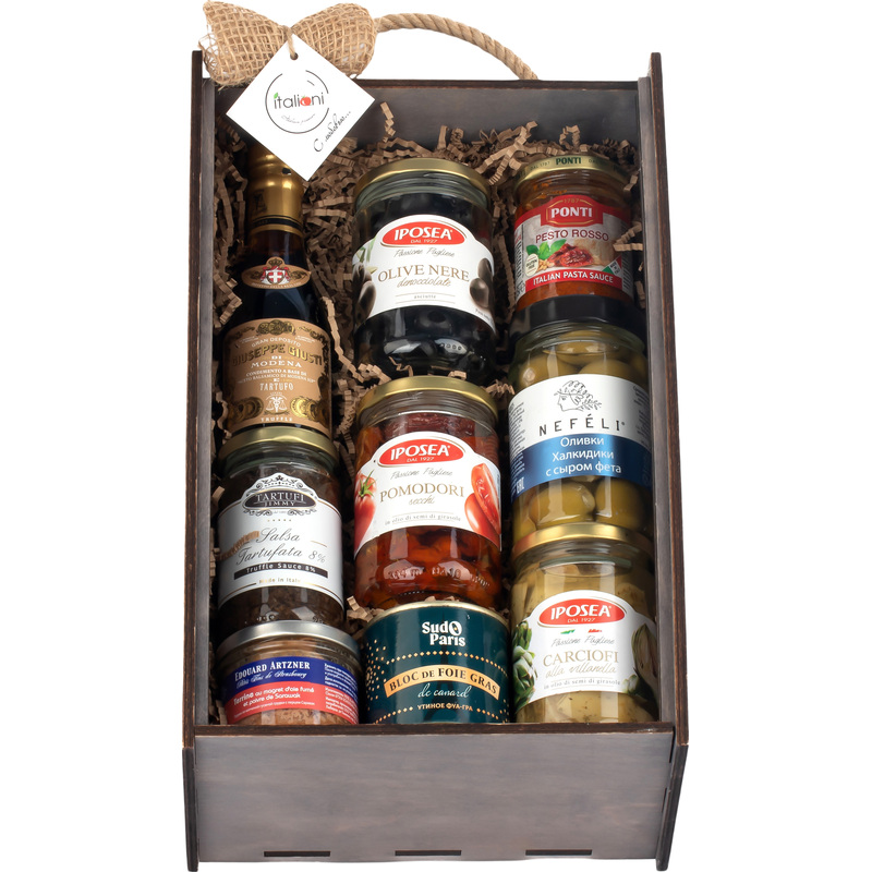 Изображение товара Подарочный набор итальянских деликатесов Italioni №67 4.4 кг для гурманов и подарков