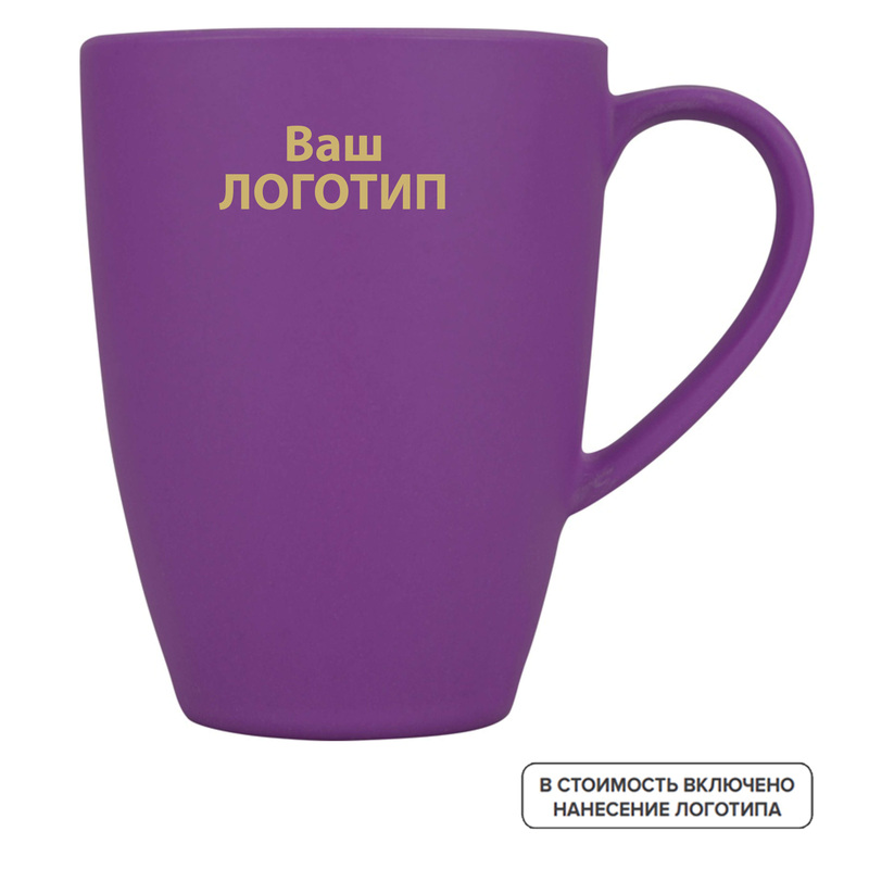 Изображение товара Кружка Grain полимер/бамбук/кукурузный крахмал 450 мл с индивидуальной одноцветной печатью (875619, 48 штук в упаковке)