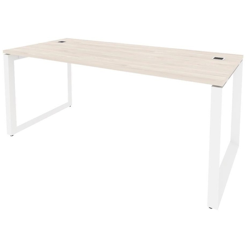 Изображение товара Стол руководителя Onix Direct O.MO-SRR-5.8 денвер светлый/белый