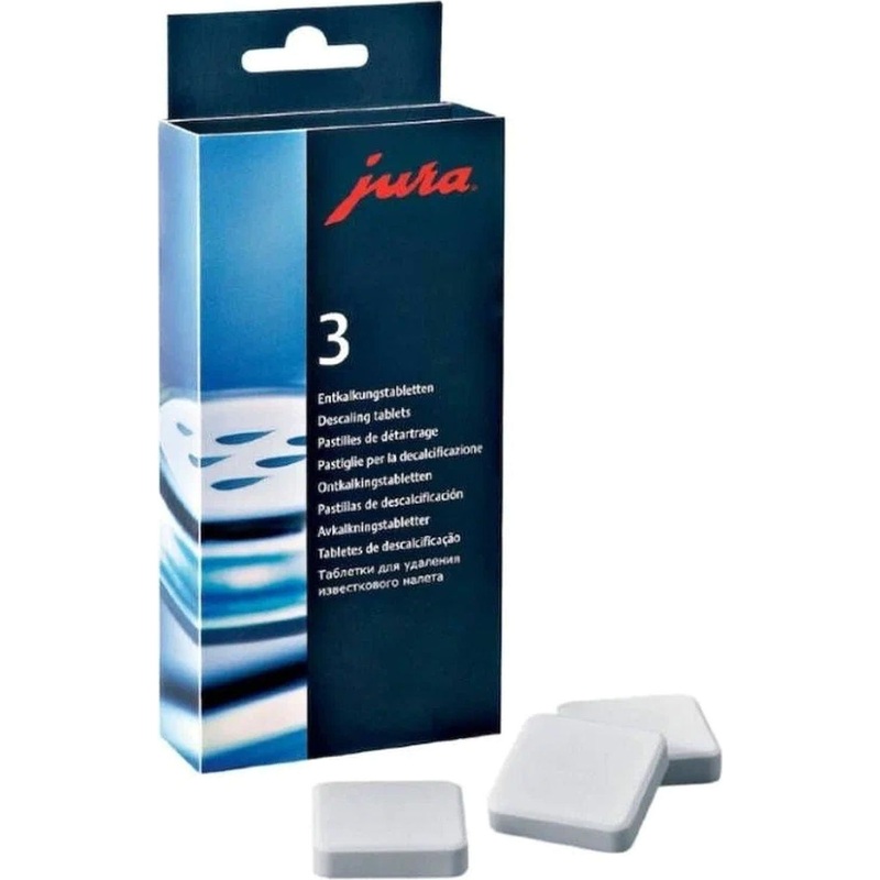 Изображение товара Таблетки для декальцинации Jura 61848 3 брикета для автоматических кофемашин