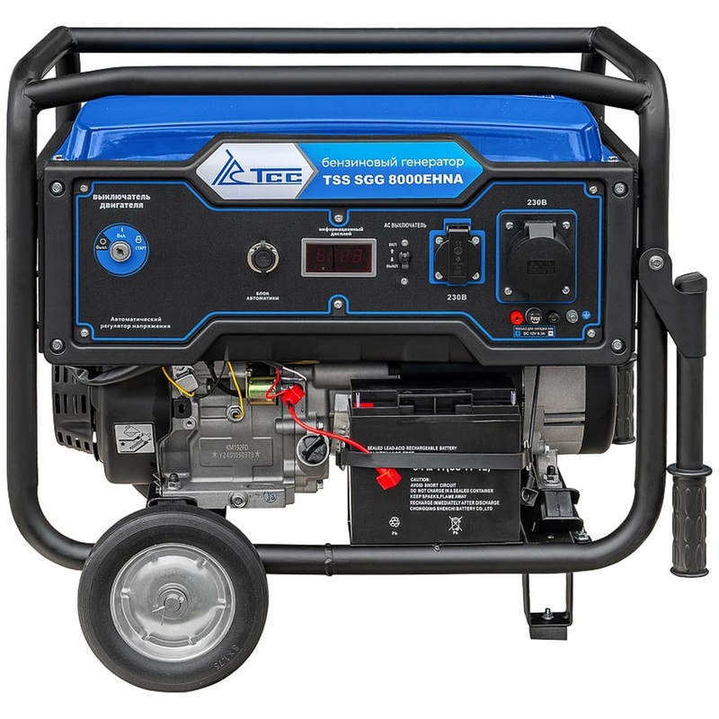 Изображение товара Бензиновый генератор TSS SGG 8000EHNA мощностью 8 кВт с электросистемой защиты