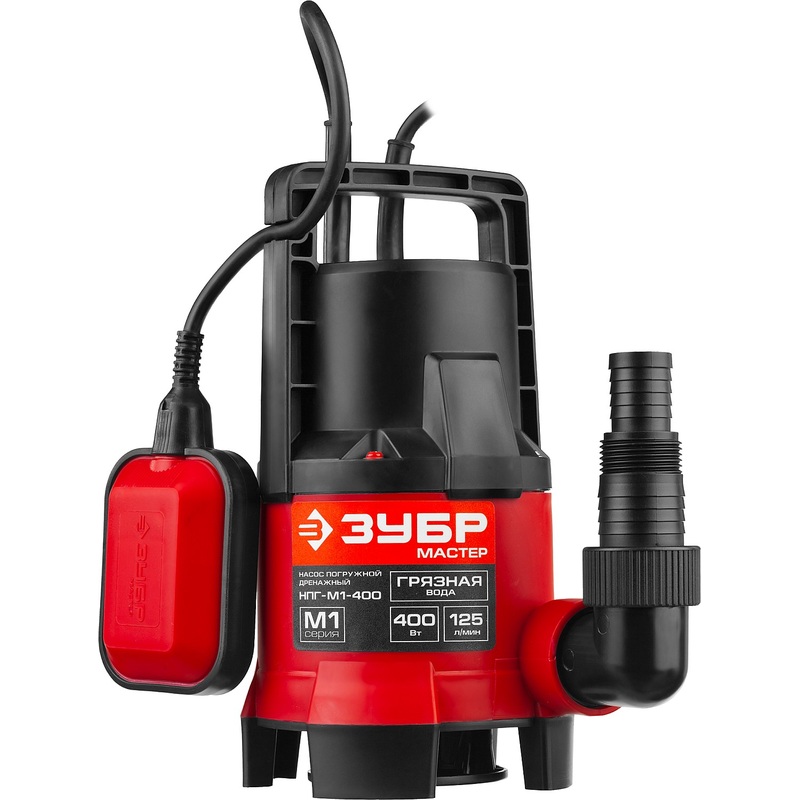 Изображение товара Насос дренажный для грязной воды Зубр НПГ-М1-400