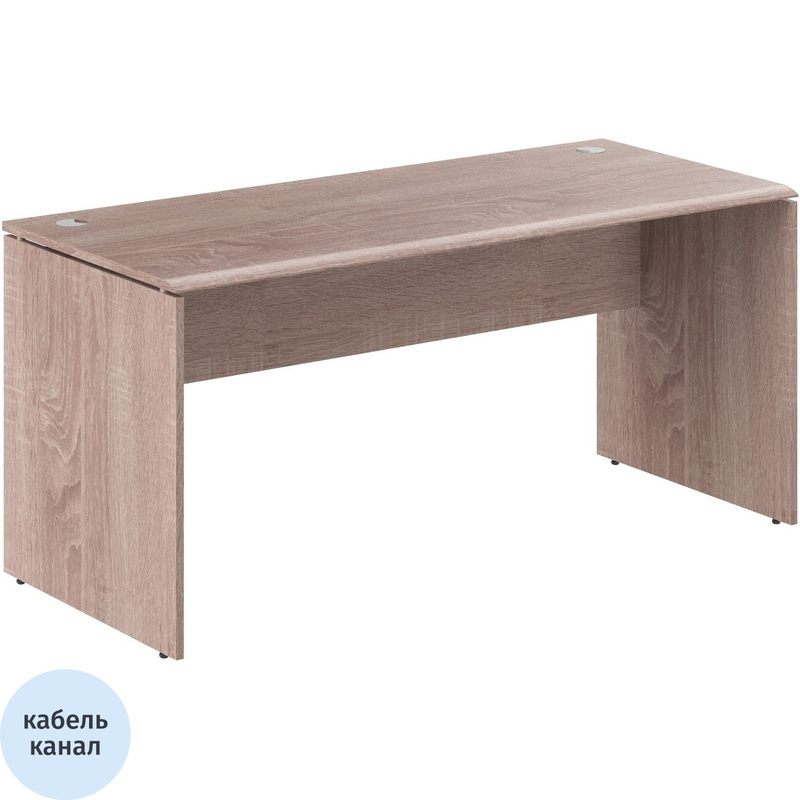 Изображение товара Стол прямой Wave WST 167 (дуб сонома, 1600х700х750 мм)