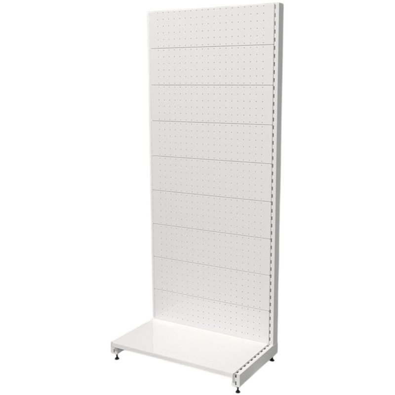 Изображение товара Стеллаж торговый с перфорацией белый 1000х600х2150 мм