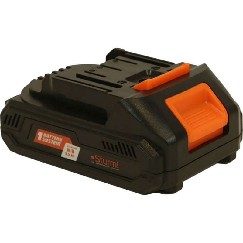 Изображение товара Аккумулятор Sturm! 1BatterySystem 18 В 2 Ач Li-ion совместим с линейкой инструментов