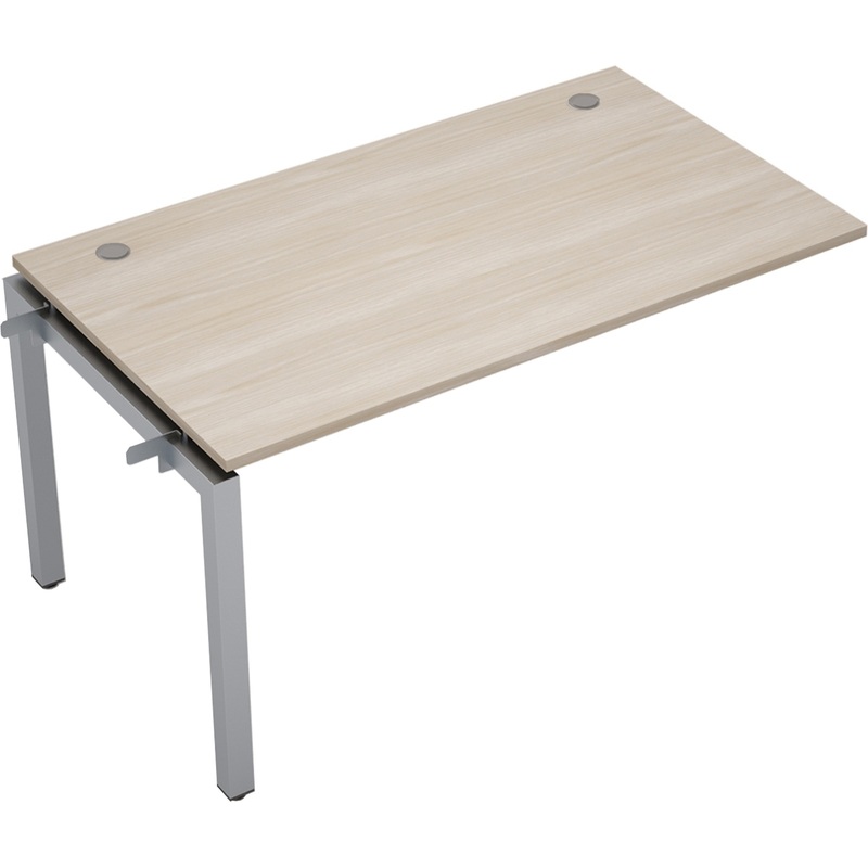 Изображение товара Элемент Avance 6МБС.5189 для офисной мебели светлый алюминий 1400х800х750 мм