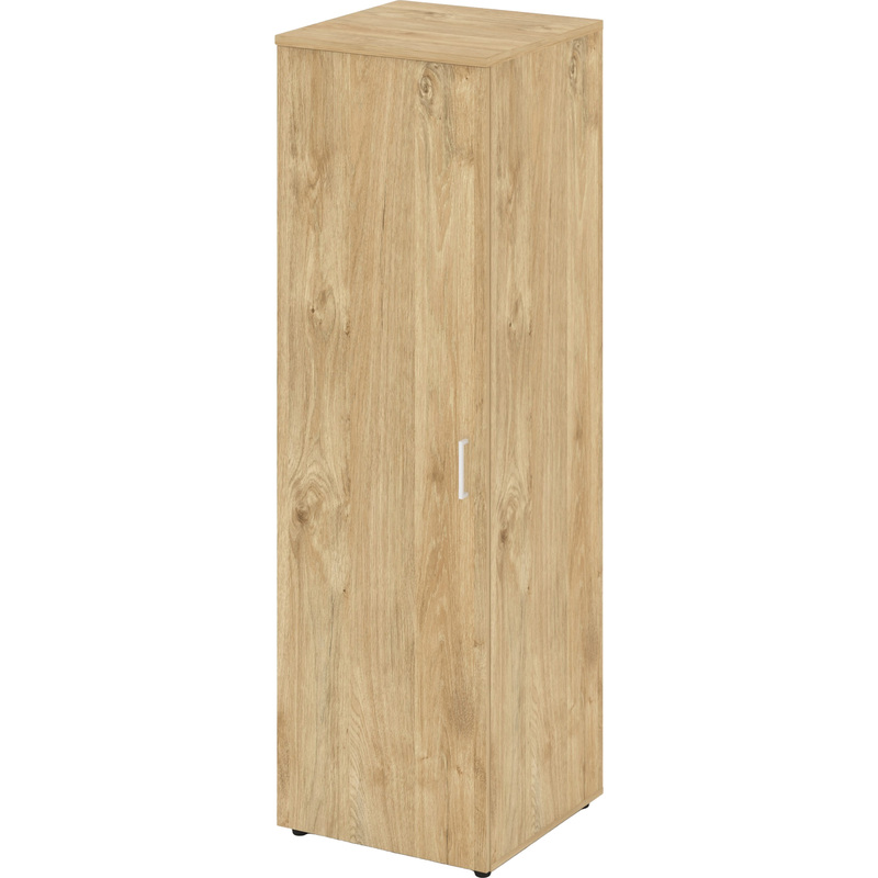 Изображение товара Гардероб Style Project SN.GB-002 тиквуд светлый/белый 600x600x1982 мм Изображение товара Гардероб Style Project SN.GB-002 тиквуд светлый/белый 600x600x1982 мм