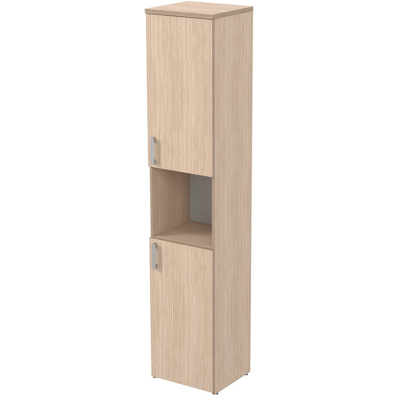 Изображение товара Шкаф для документов 2П.005.5, полузакрытый, новый дуб, 395х370х1960 мм