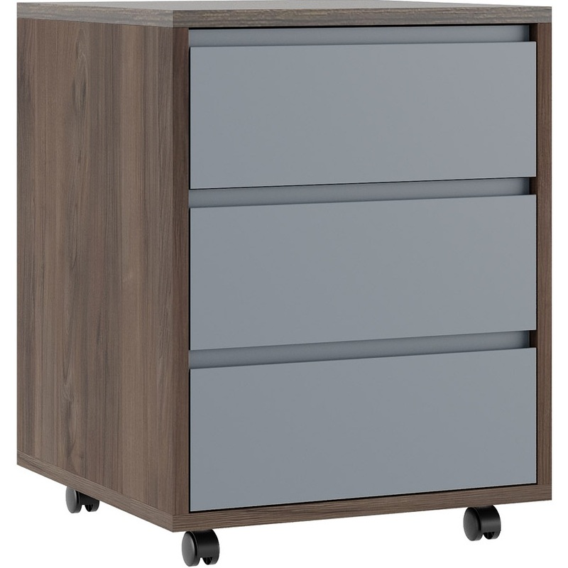 Изображение товара Тумба подкатная Artwood ATW3793032 орех дижон/антрацит, 450х470х590 мм